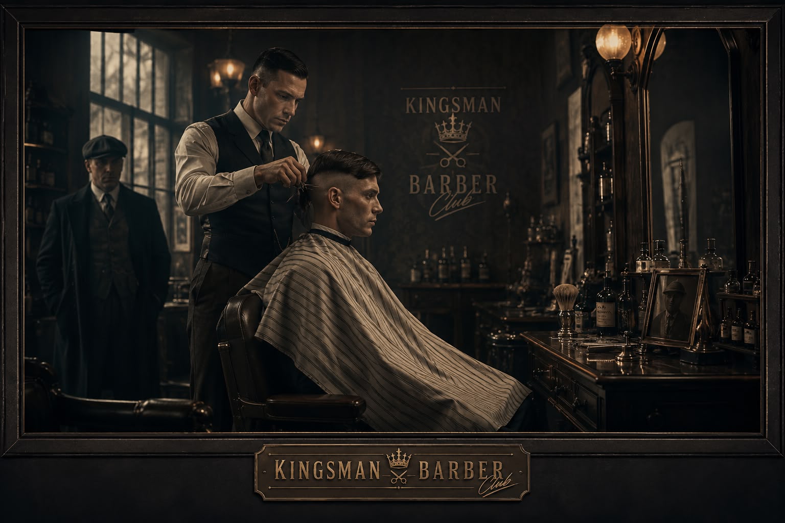 Coupe au Kingsman Barber Club